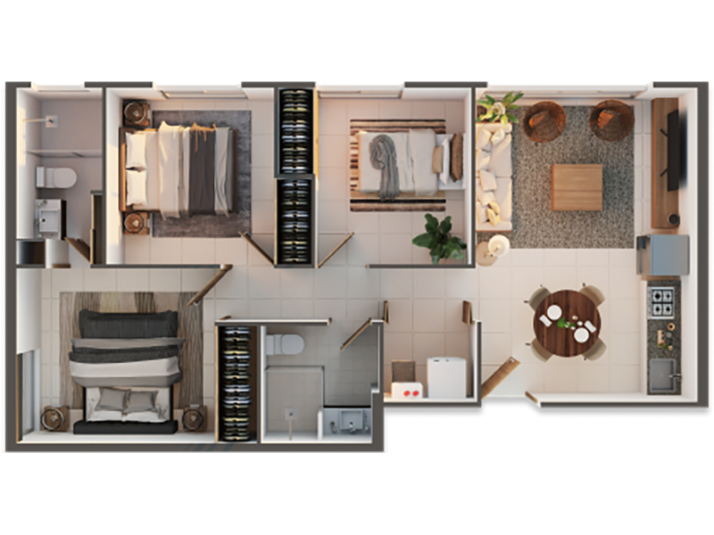Modelo C de Ferrara Vertical: amplitud y funcionalidad para una vida moderna
