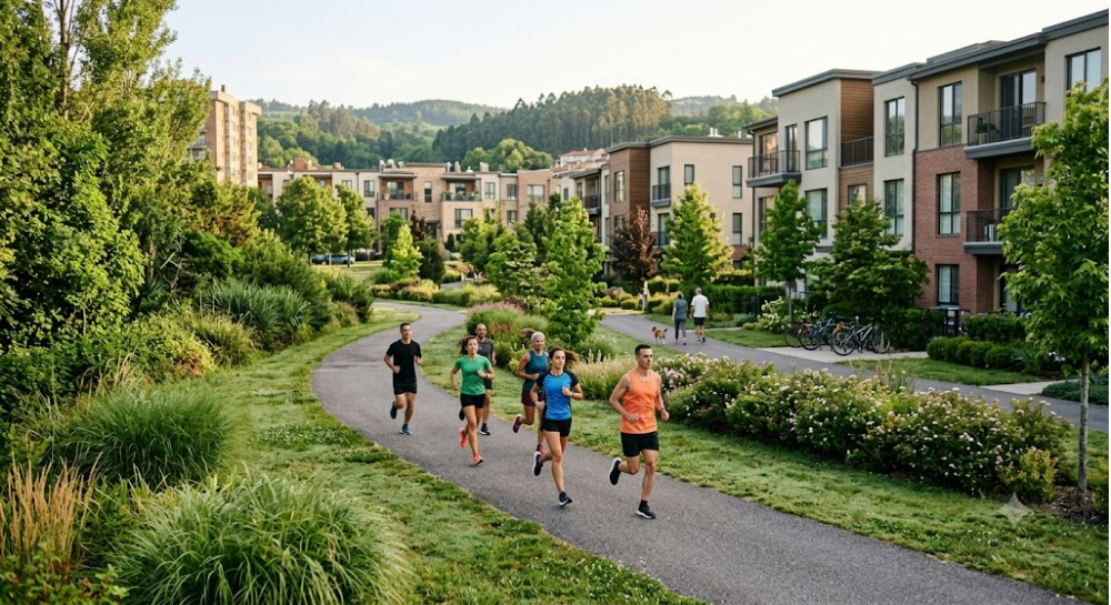 Hacer jogging en desarrollo residencial: Ventajas de que tu desarrollo lo tenga